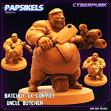3D Printed Papsikels June 2023 Cyberpunk Batchoy Ex Convict Set 2023 28mm 32mm - Charming Terrain