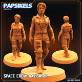 3D Printed Papsikels June 2023 Scifi - Aliens Vs Humans Part 5 Space Captain Set 28mm 32mm - Charming Terrain