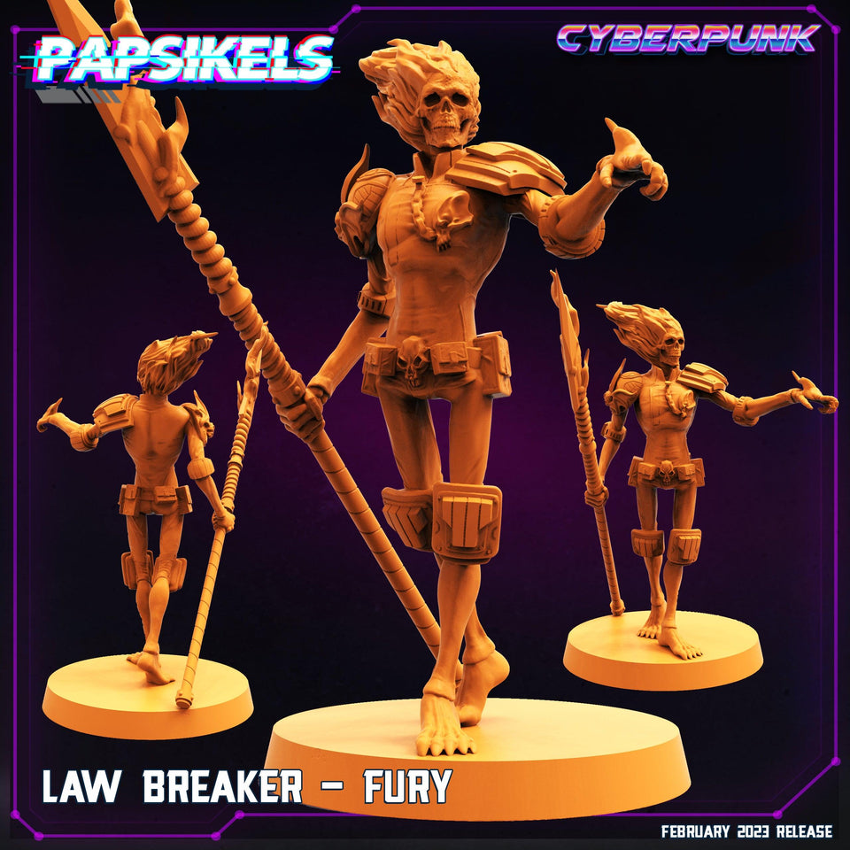 3D Printed Papsikels - Law Breaker Set - 28mm 32mm - Charming Terrain