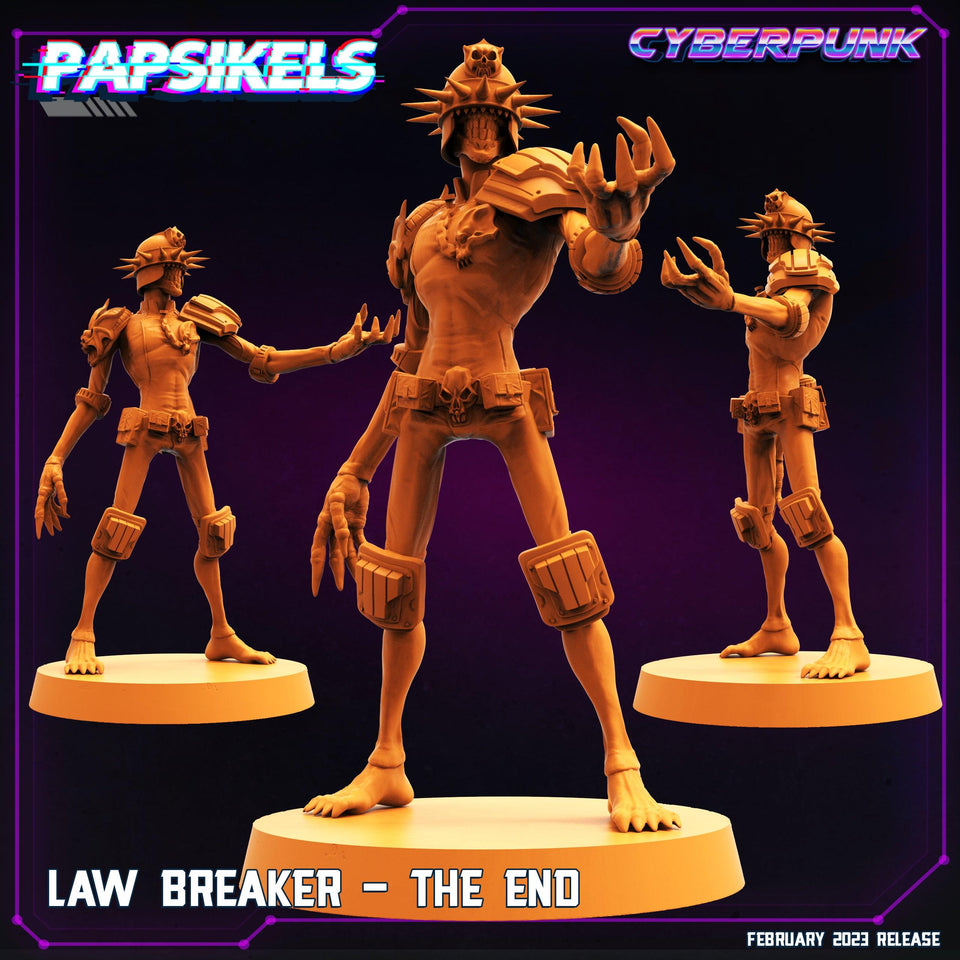 3D Printed Papsikels - Law Breaker Set - 28mm 32mm - Charming Terrain