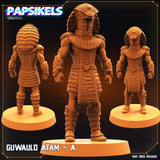 3D Printed Papsikels May 2023 Scifi - Star Entrance - Into The Multi World Set Afam Body Set 28mm 32mm - Charming Terrain