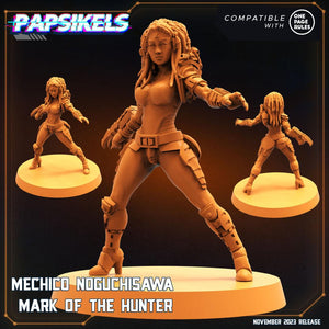 3D Printed Papsikels Mechico Noguchisawa Human Hunter Set Skull Hunters Army Bundle 2 28mm 32mm - Charming Terrain