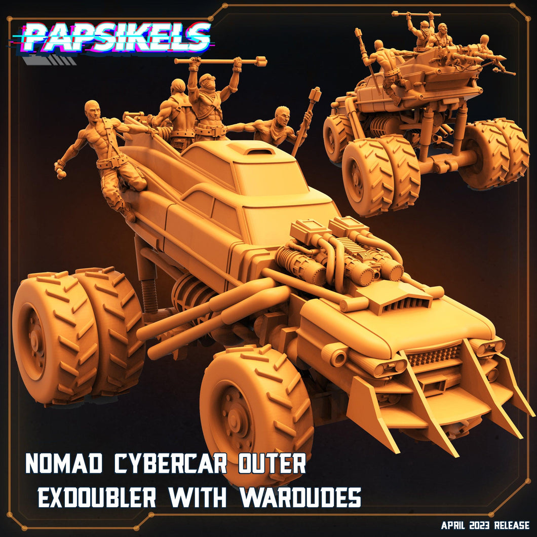 3D Printed Papsikels - Nomad Cybercar Outer Exdoubler - 28mm 32mm - Charming Terrain