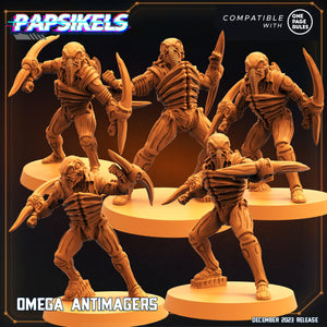 3D Printed Papsikels Omega Antimagers 28mm 32mm - Charming Terrain