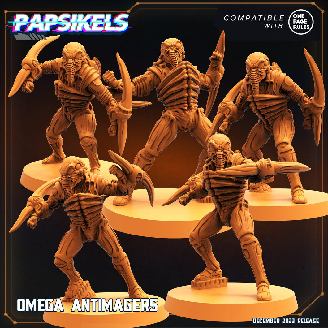 3D Printed Papsikels Omega Antimagers 28mm 32mm - Charming Terrain