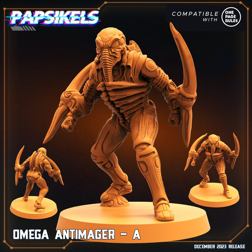 3D Printed Papsikels Omega Antimagers 28mm 32mm - Charming Terrain
