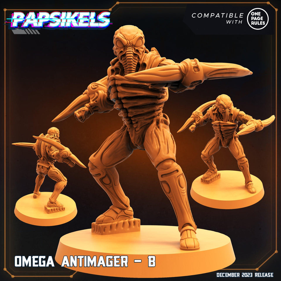 3D Printed Papsikels Omega Antimagers 28mm 32mm - Charming Terrain