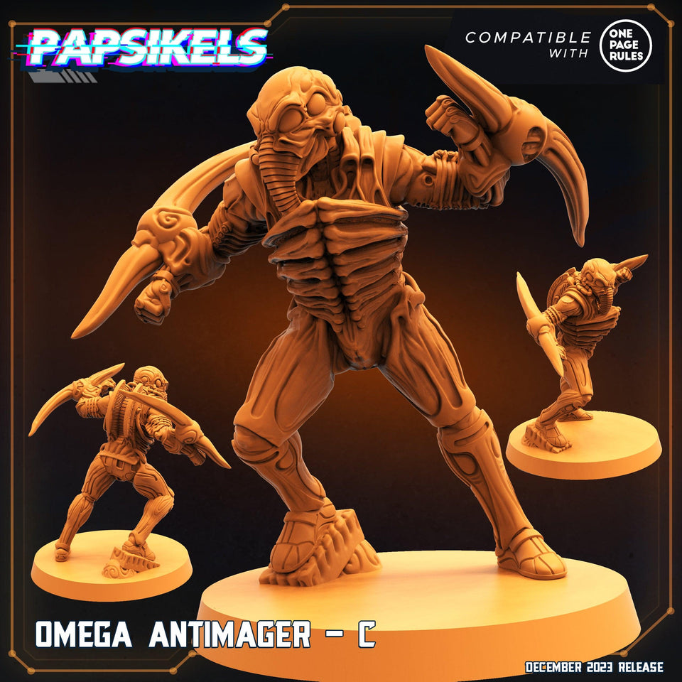 3D Printed Papsikels Omega Antimagers 28mm 32mm - Charming Terrain