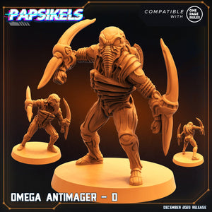 3D Printed Papsikels Omega Antimagers 28mm 32mm - Charming Terrain