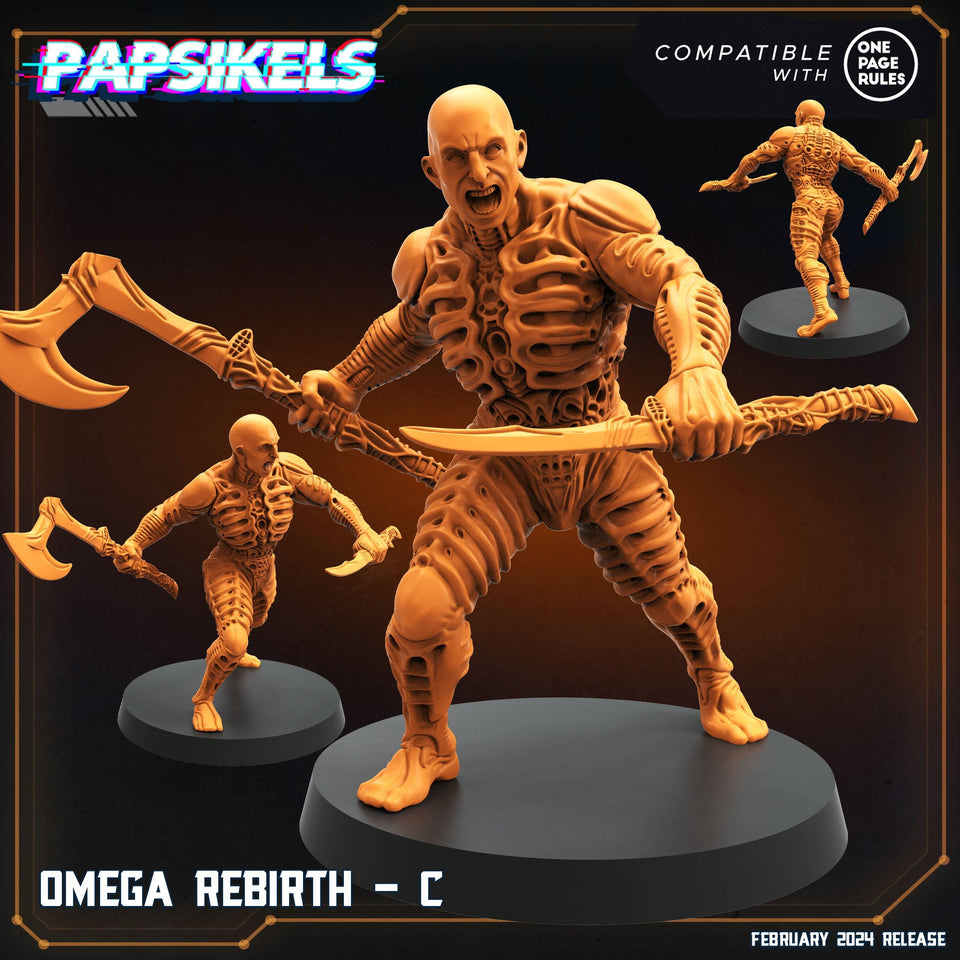3D Printed Papsikels Omega Rebirths Set 28mm 32mm - Charming Terrain