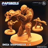 3D Printed Papsikels Omega Sharpshooters 28mm 32mm - Charming Terrain