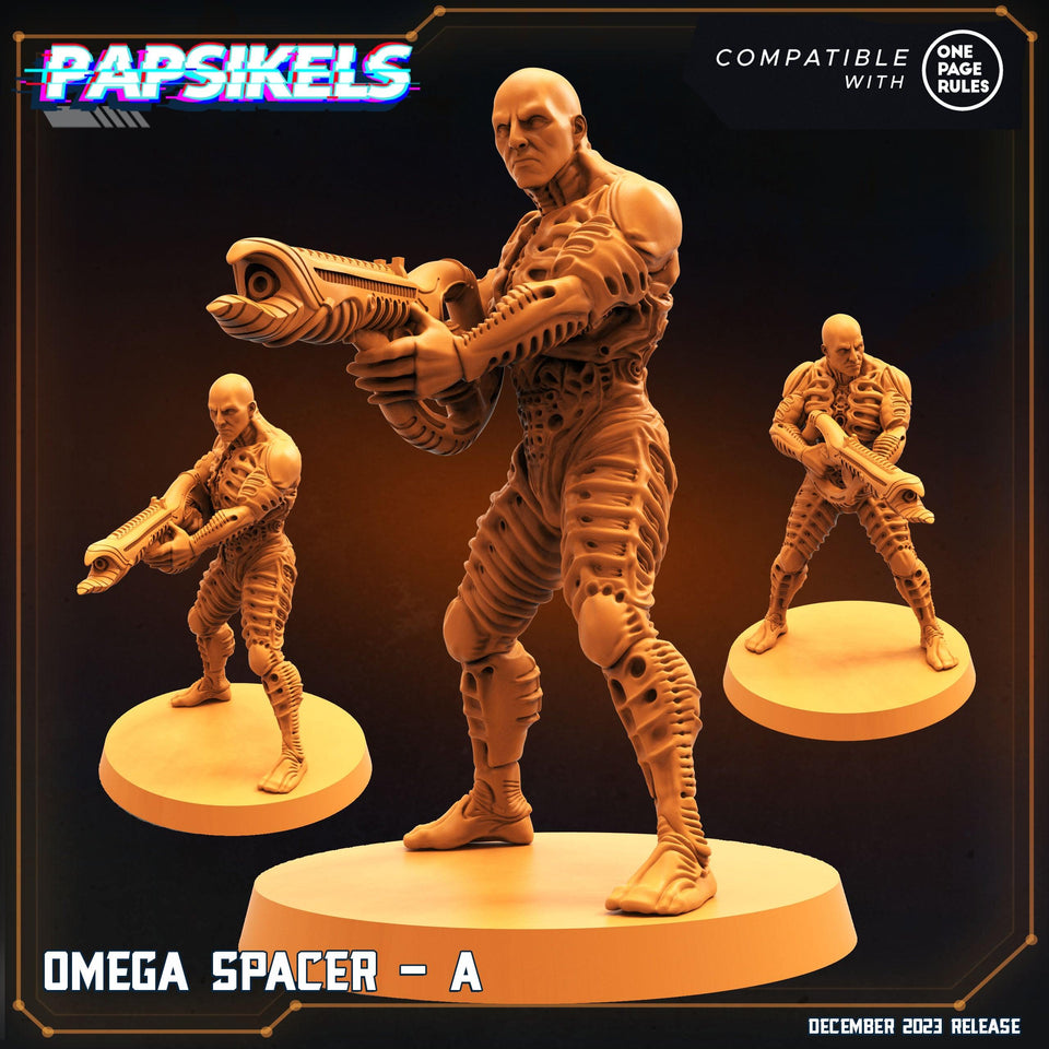 3D Printed Papsikels Omega Spacers 28mm 32mm - Charming Terrain