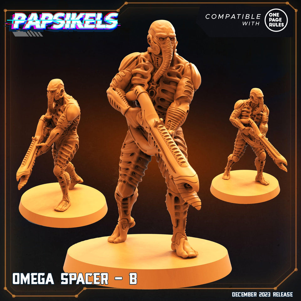 3D Printed Papsikels Omega Spacers 28mm 32mm - Charming Terrain