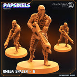 3D Printed Papsikels Omega Spacers 28mm 32mm - Charming Terrain