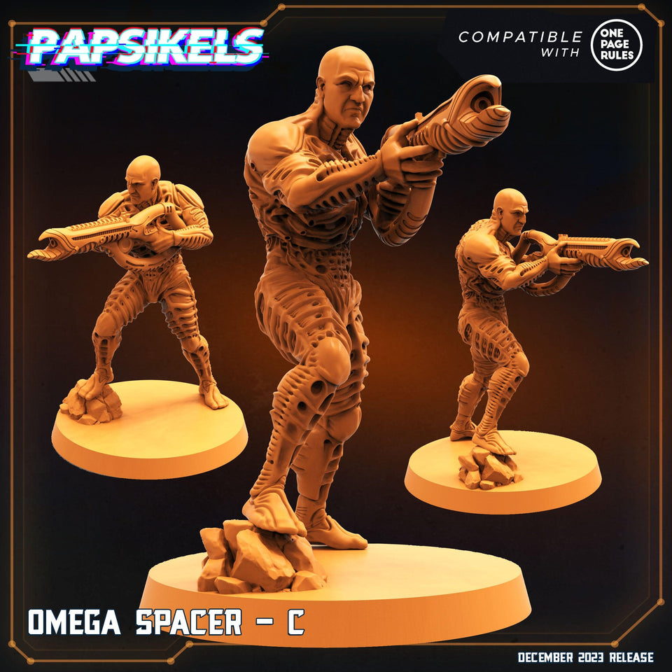 3D Printed Papsikels Omega Spacers 28mm 32mm - Charming Terrain