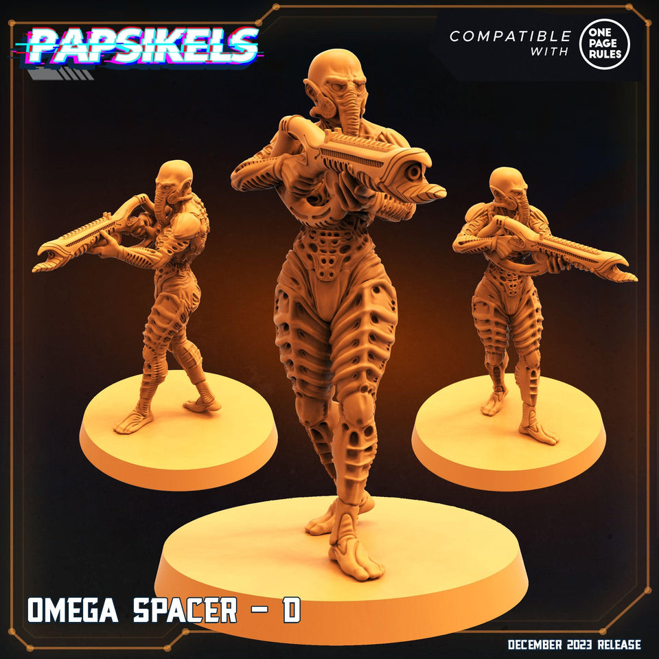 3D Printed Papsikels Omega Spacers 28mm 32mm - Charming Terrain