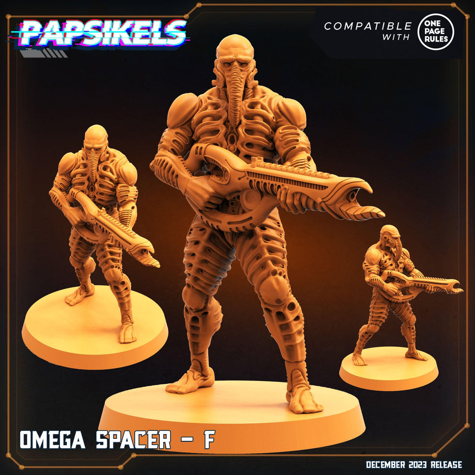 3D Printed Papsikels Omega Spacers 28mm 32mm - Charming Terrain