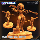 3D Printed Papsikels Raven Vixen Skull Hunter Skull Hunters Army Bundle 2 28mm 32mm - Charming Terrain