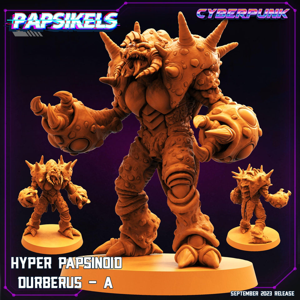 3D Printed Papsikels September 2023 Cyberpunk Hyper Papsinoid Durberus Set 2023 28mm 32mm - Charming Terrain