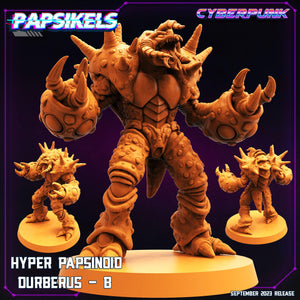3D Printed Papsikels September 2023 Cyberpunk Hyper Papsinoid Durberus Set 2023 28mm 32mm - Charming Terrain