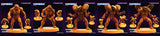 3D Printed Papsikels September 2023 Cyberpunk Papsinoid Baramot Set 28mm 32mm - Charming Terrain