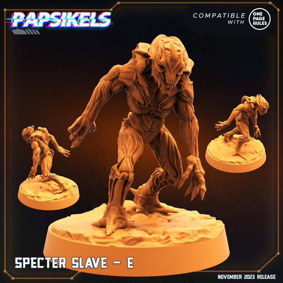 3D Printed Papsikels Specter Slaves Set Skull Hunters Army Bundle 2 28mm 32mm - Charming Terrain