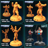 3D Printed Papsikels Street Punks 28mm 32mm - Charming Terrain
