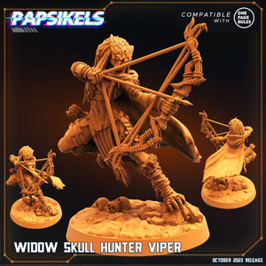 3D Printed Papsikels Viper Widow Skull Hunter Set 28mm 32mm - Charming Terrain