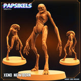 3D Printed Papsikels - Xeno Newborn - 28mm 32mm - Charming Terrain