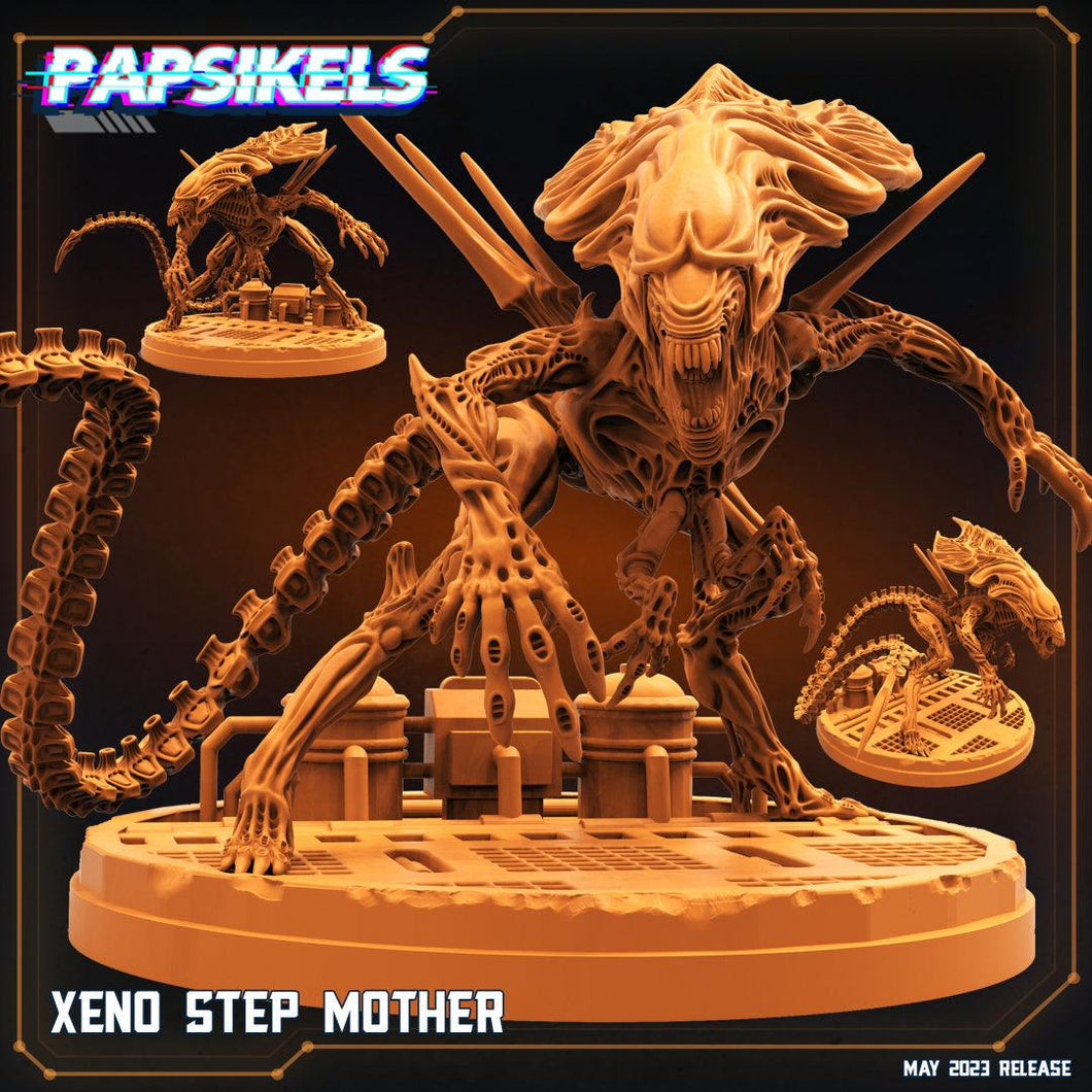 3D Printed Papsikels - Xeno Step Mother - 28mm 32mm - Charming Terrain