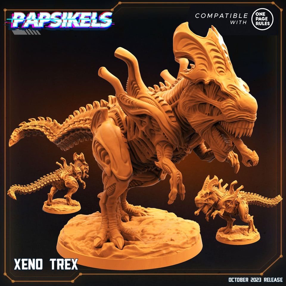 3D Printed Papsikels Xeno Trex 28mm 32mm - Charming Terrain