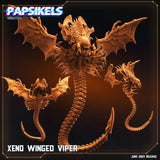 3D Printed Papsikels - Xeno Winged Viper - 28mm 32mm - Charming Terrain