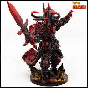 3D Printed Print your Monster Death Knight 28 32mm D&D - Charming Terrain