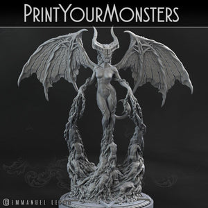 3D Printed Print your Monster Demon Queen 28 32mm D&D - Charming Terrain