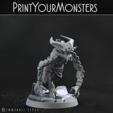3D Printed Print your Monster Demons Set 28 32mm D&D - Charming Terrain