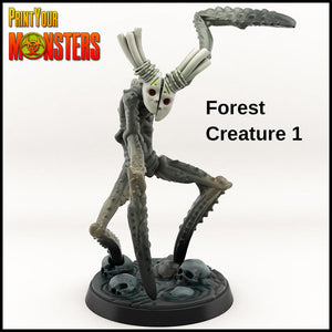 3D Printed Print your Monster Forest Creature Mask Set 28 32mm D&D - Charming Terrain