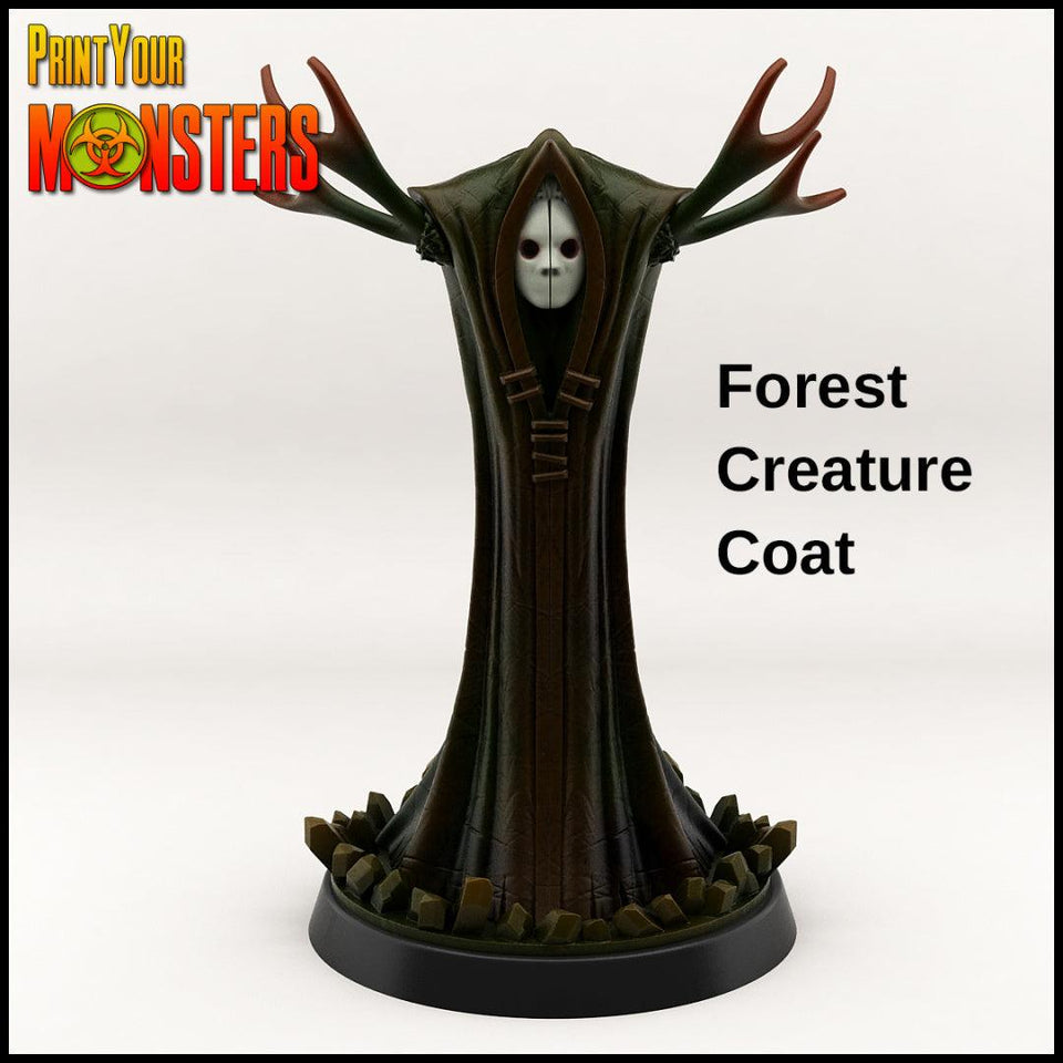 3D Printed Print your Monster Forest Creature Mask Set 28 32mm D&D - Charming Terrain