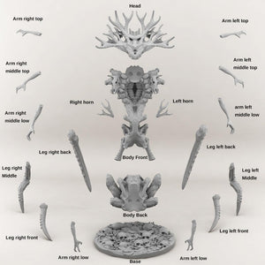 3D Printed Print your Monster Giant Forest Monster 28 32mm D&D - Charming Terrain