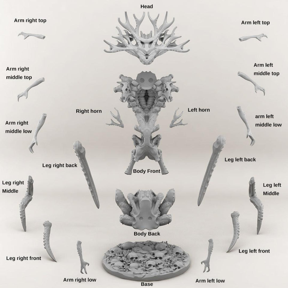 3D Printed Print your Monster Giant Forest Monster 28 32mm D&D - Charming Terrain