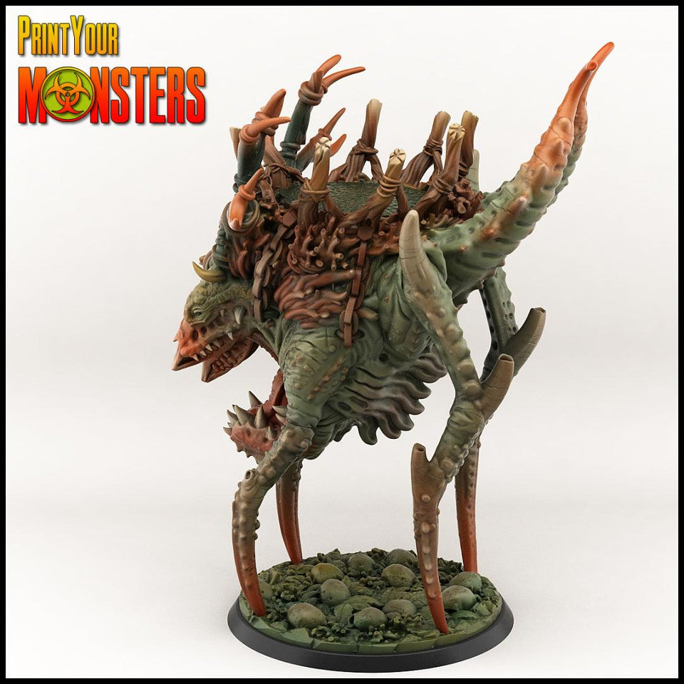 3D Printed Print your Monster Giant Mounted Forest Creature 28 32mm D&D - Charming Terrain