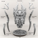3D Printed Print your Monster Giant Mounted Forest Creature 28 32mm D&D - Charming Terrain
