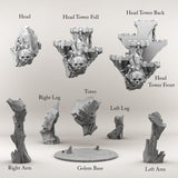 3D Printed Print your Monster Golem 28 32mm D&D - Charming Terrain