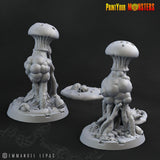 3D Printed Print Your Monster Toxic Mushrooms The Lost Mushrooms 28mm - 32mm D&D Wargaming - Charming Terrain