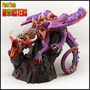3D Printed Print your Monster Zombie Dragon 28 32mm D&D - Charming Terrain