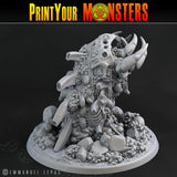 3D Printed Print Your Monsters Bones Worms Land of Bones Set 28mm - 32mm D&D Wargaming - Charming Terrain