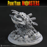 3D Printed Print Your Monsters Bones Worms Land of Bones Set 28mm - 32mm D&D Wargaming - Charming Terrain