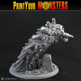 3D Printed Print Your Monsters Bones Worms Land of Bones Set 28mm - 32mm D&D Wargaming - Charming Terrain