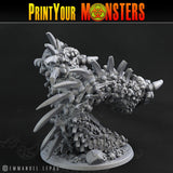 3D Printed Print Your Monsters Bones Worms Land of Bones Set 28mm - 32mm D&D Wargaming - Charming Terrain