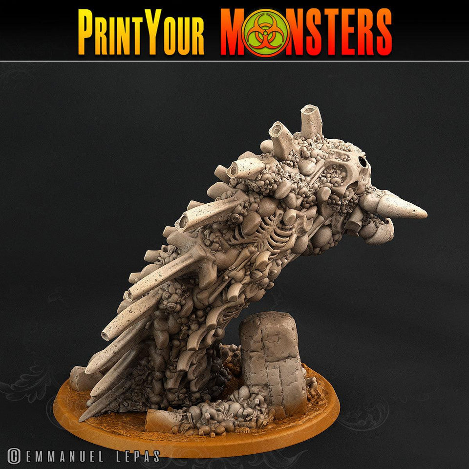 3D Printed Print Your Monsters Bones Worms Land of Bones Set 28mm - 32mm D&D Wargaming - Charming Terrain