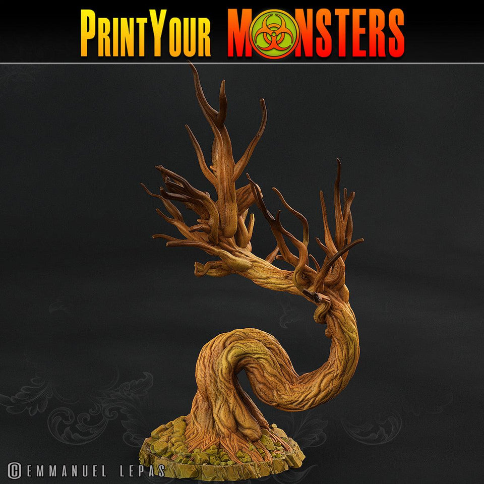 3D Printed Print Your Monsters Creepy Dark Trees The Shadowcreep Wood Set 28mm - 32mm D&D Wargaming - Charming Terrain